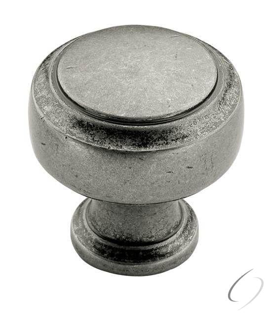 Amerock BP55312AP 1-3/16" (30 mm) Highland Ridge Rectangular Cabinet Knob Aged Pewter Finish