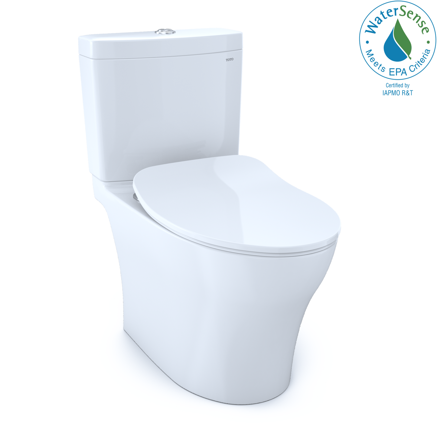 Toto MS446234CUMFG#01 - Aquia IV 1G Two-Piece Elongated Dual Flush 1.0 and 0.8 GPF Toilet with CEFIO