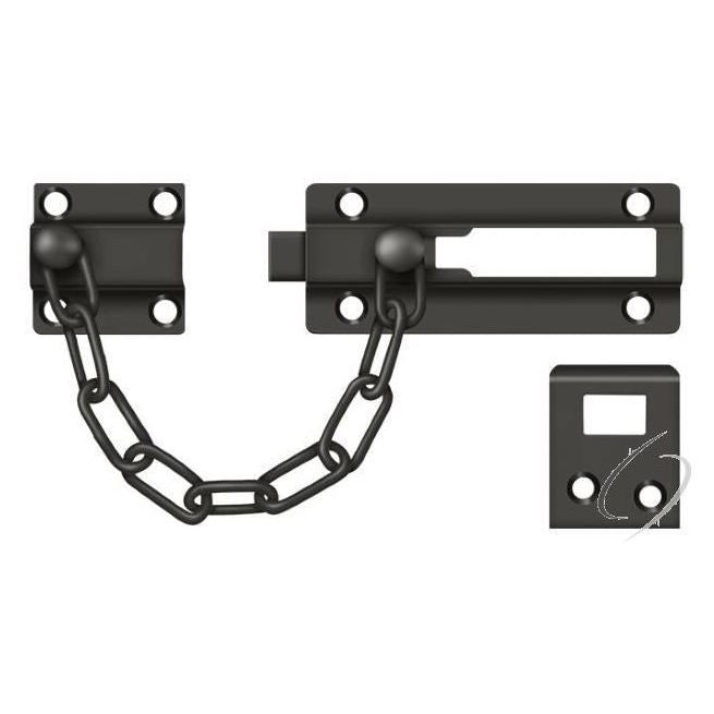 CDG35U10B Door Guard; Chain / Doorbolt; Oil Rubbed Bronze Finish