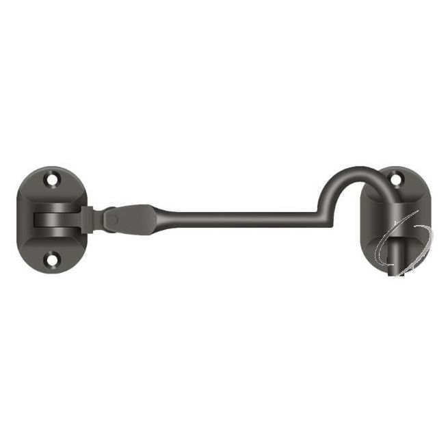 CHB4U10B Cabin Hooks; British Style; 4"; Oil Rubbed Bronze Finish