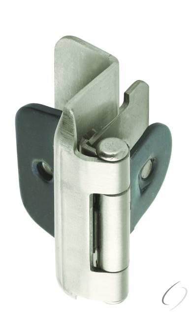 Amerock CMR8704G10 1/2" (13 mm) Overlay Double Demountable Cabinet Hinge Satin Nickel Finish