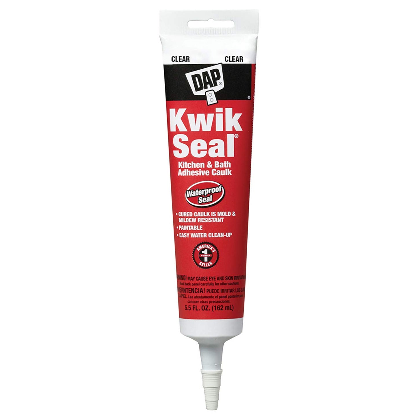 18008 - Clear Kwik Seal Kitchen And Bath Adhesive Caulk - 5.5 oz