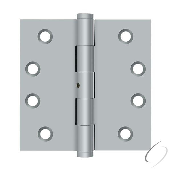 DSB4N26D 4" x 4" Square Hinge; Satin Chrome Finish