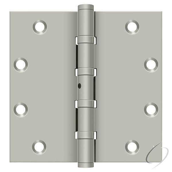 DSB55NB15 5" x 5" Square Ball Bearing Hinge; Satin Nickel Finish