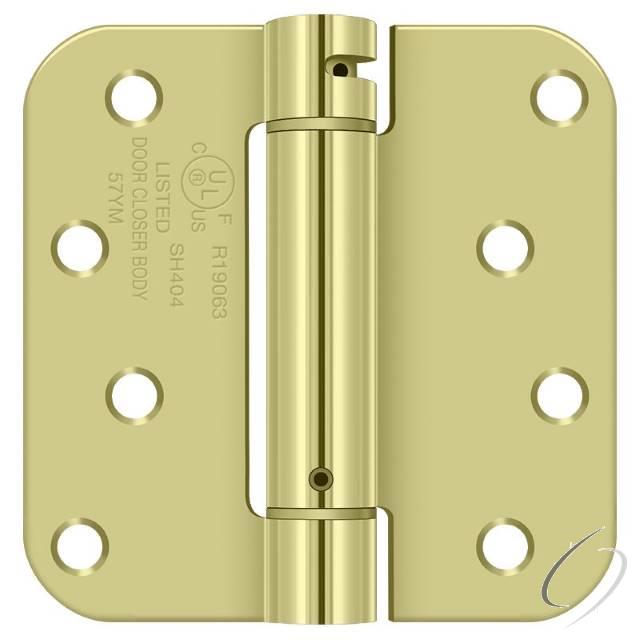 DSH4R52DT 4" x 4"; 5/8" Radius Corner Hinge; TT; Zinc Dichromate Plated Finish