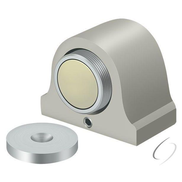 DSM125U15 Magnetic Dome Stop; Satin Nickel Finish