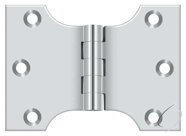 DSPA3040U26 3" x 4" Hinge; Bright Chrome Finish