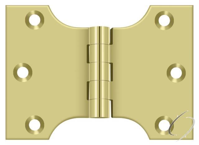 DSPA3040U3 3" x 4" Hinge; Bright Brass Finish