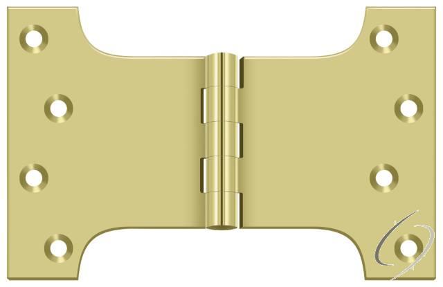 DSPA4060U3 4" x 6" Hinge; Bright Brass Finish