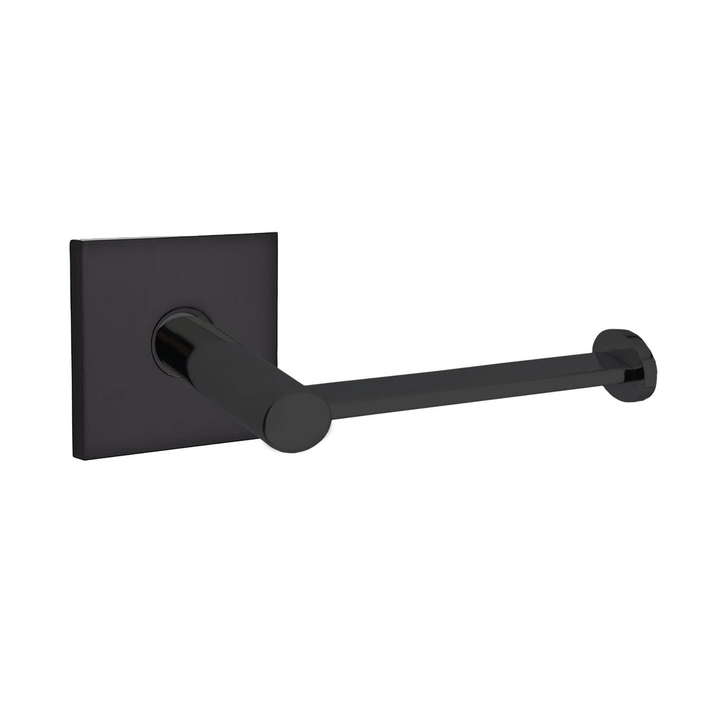 2804SQUUS19 - Modern Brass Bar Paper Holder Flat Black