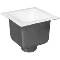 FD2376-NH3 - 3-inch No Hub Floor Sink Body with 6-inch Sump Depth