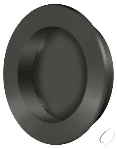 FP238U10B 2-3/8" Round Flush Pull Oil Rubbed Bronze Finish