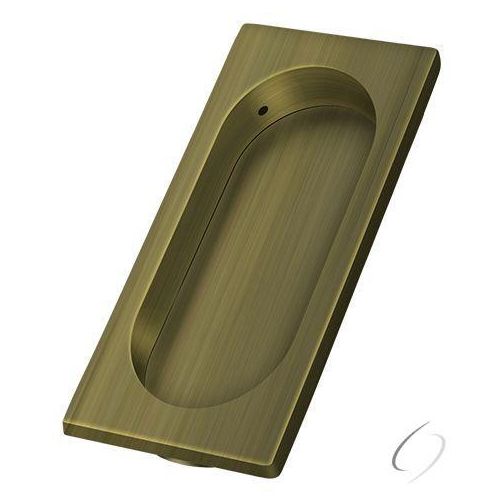 FP4134U5 Flush Pull; Large; 4" x 1-5/8" x 3/8"; Antique Brass Finish