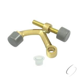 HP70U3-UNL Hinge Pin Stop; Hinge Mounted; Unlacquered Bright Brass Finish