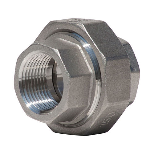 K487-32 - 2" Threaded Union, 304 Stainless Steel