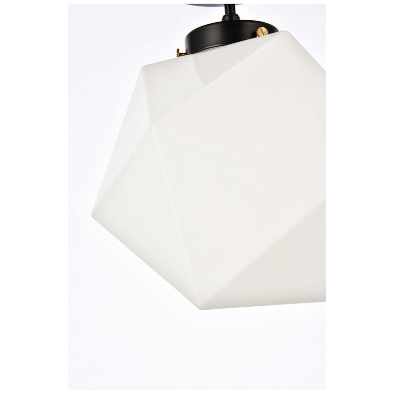 Elegant Lighting Lawrence 1 Light 10" Flush Mount