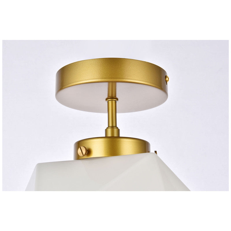 Elegant Lighting Lawrence 1 Light 10" Flush Mount