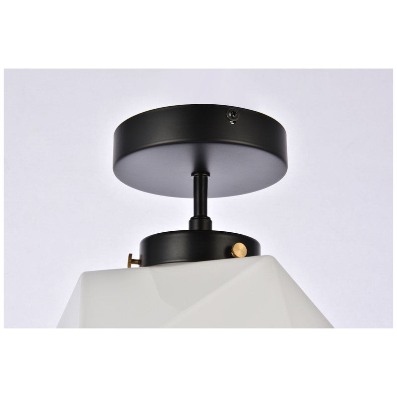 Elegant Lighting Lawrence 1 Light 10" Flush Mount