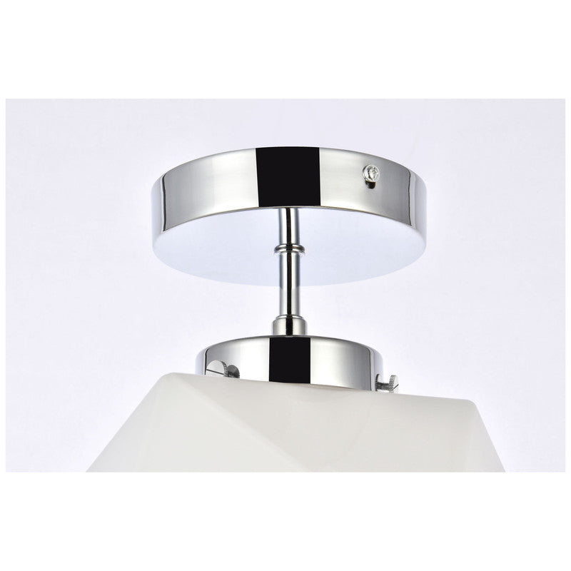 Elegant Lighting Lawrence 1 Light 10" Flush Mount