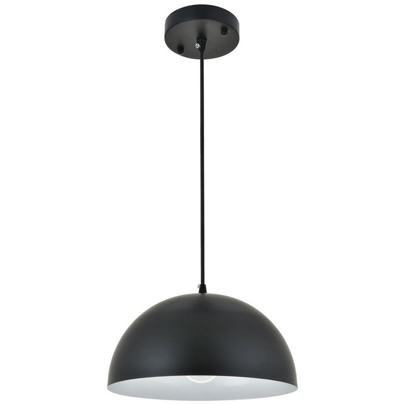 Elegant Lighting Forte 1 Light 12" Pendant