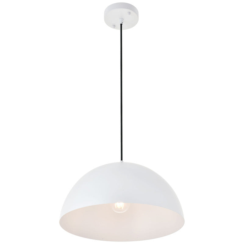 Elegant Lighting Forte 1 Light 14" Pendant