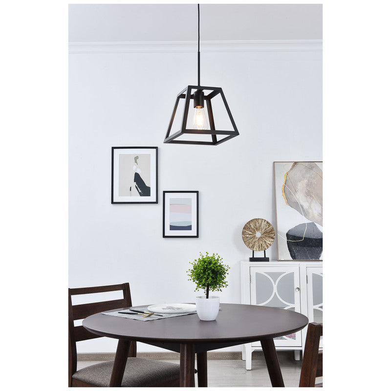 Elegant Lighting Resolute 1 Light 9" Pendant