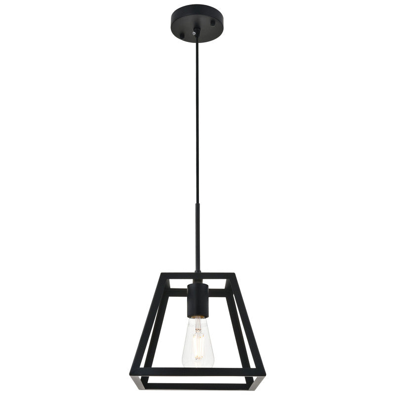 Elegant Lighting Resolute 1 Light 9" Pendant