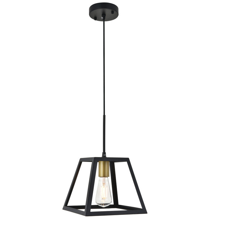 Elegant Lighting Resolute 1 Light 9" Pendant