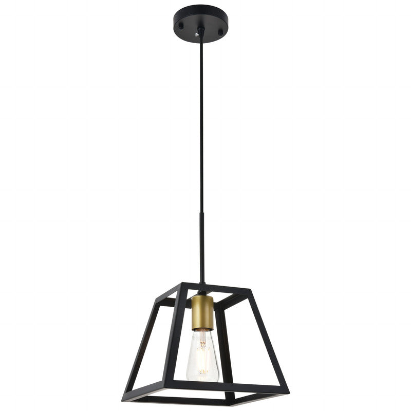 Elegant Lighting Resolute 1 Light 9" Pendant