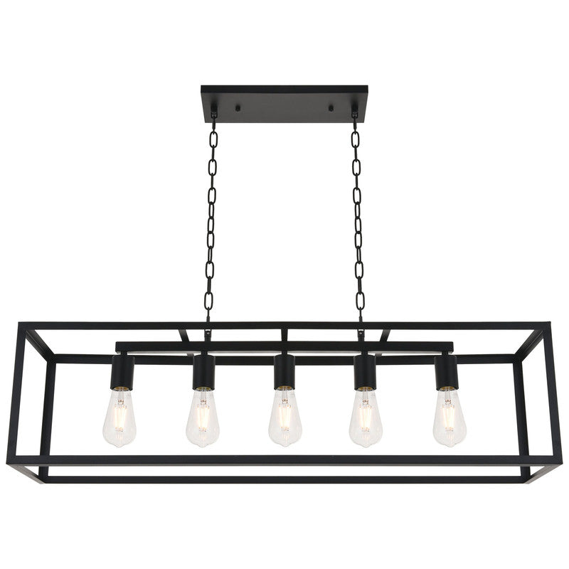 Elegant Lighting Resolute 5 Light 38" Chandelier - LD4063D38