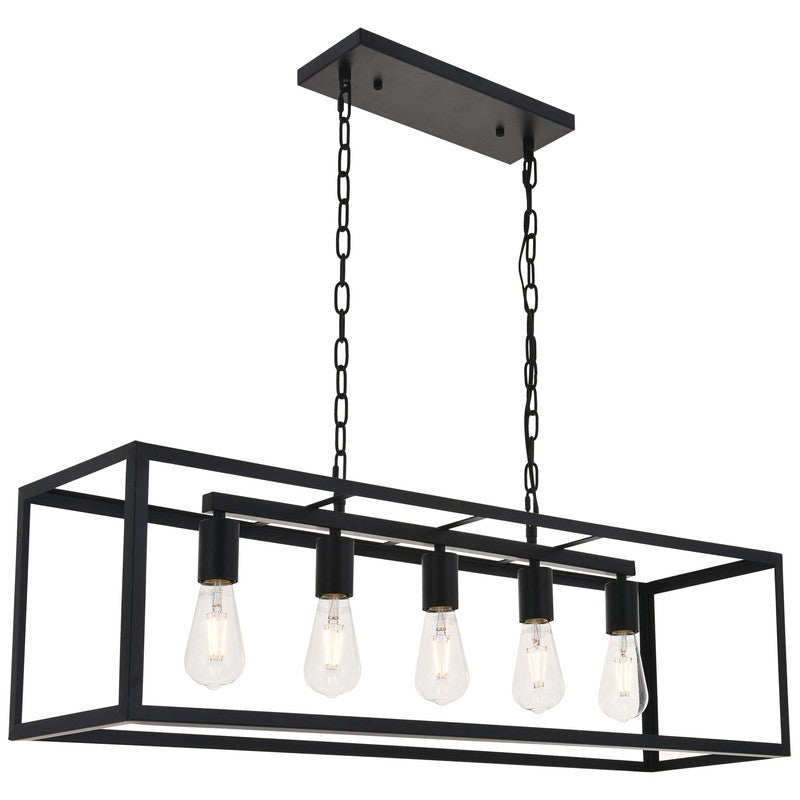 Elegant Lighting Resolute 5 Light 38" Chandelier - LD4063D38