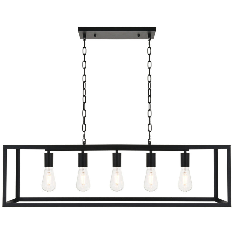 Elegant Lighting Resolute 5 Light 38" Chandelier - LD4063D38