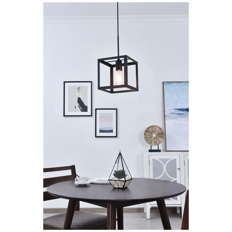 Elegant Lighting Resolute 1 Light 8" Pendant