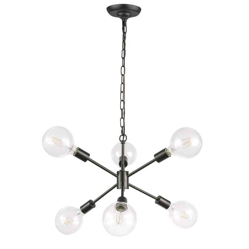 Elegant Lighting Nolan 6 Light 16" Chandelier