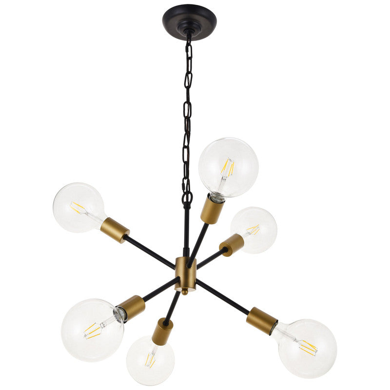 Elegant Lighting Nolan 6 Light 16" Chandelier