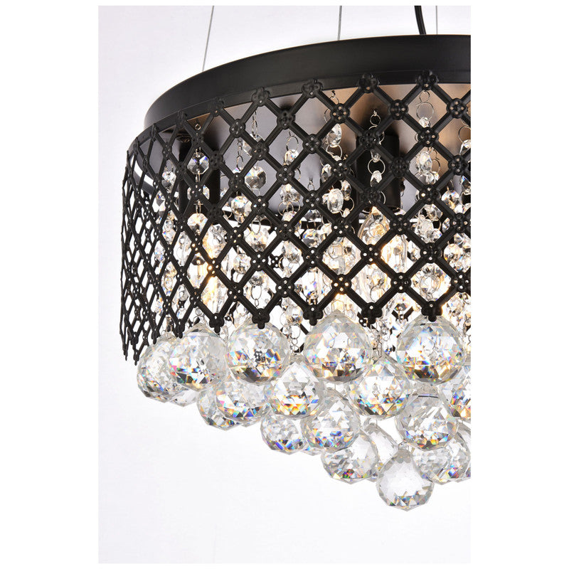 Elegant Lighting Tully 4 Light 16" Chandelier - LD5010F