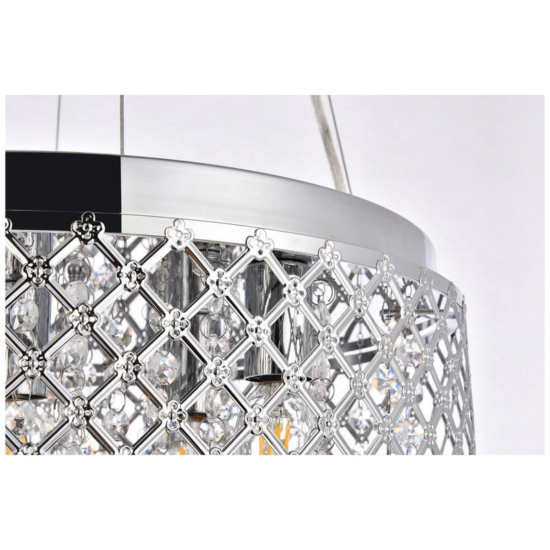 Elegant Lighting Tully 4 Light 16" Chandelier - LD5010F