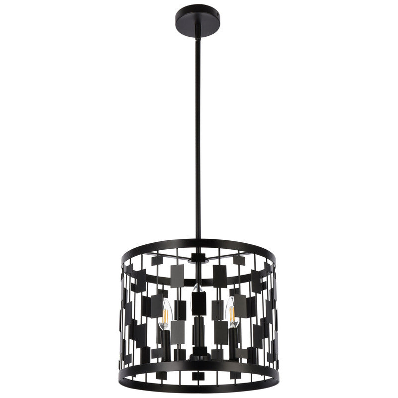 Elegant Lighting Levante 3 Light 14" Pendant