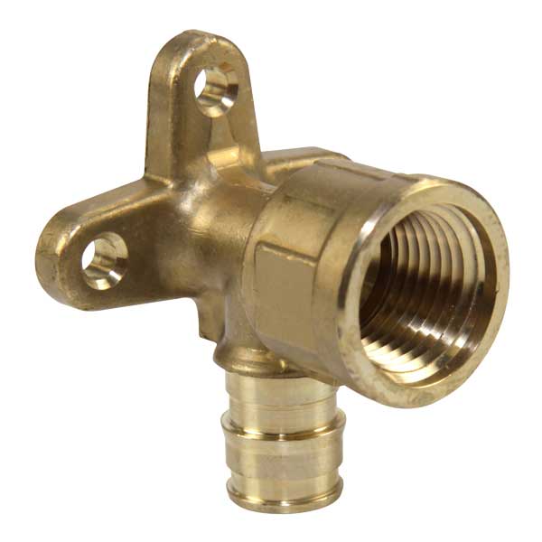 LF4235050 - ProPEX Drop Ear LF Brass Elbow, 1/2" PEX x 1/2" FIP