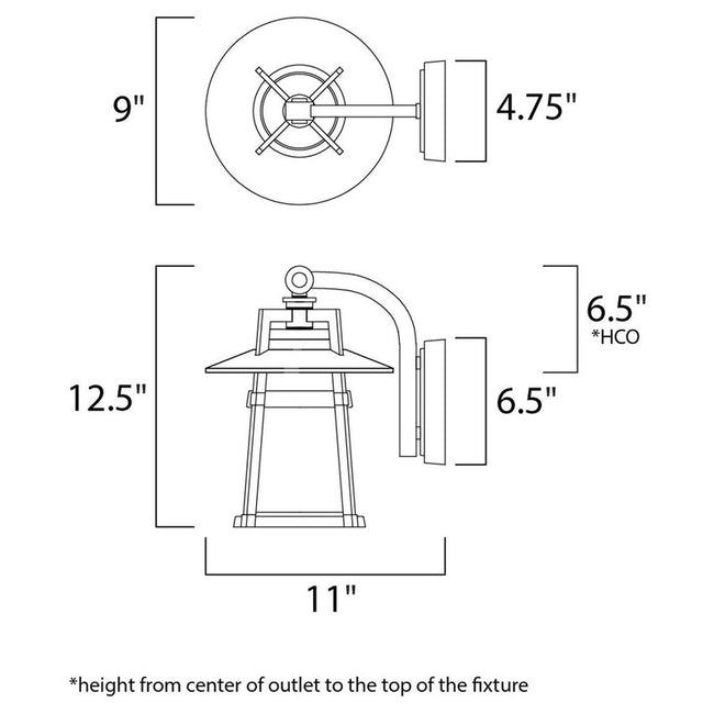 Maxim 3534SWAE - Calistoga 1 Light 13" Wall Sconce