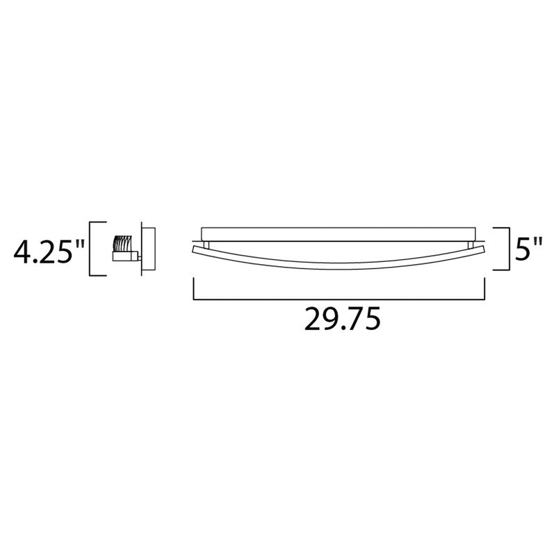 Maxim 38368BCPC - Icycle 1 Light 30" Vanity Light