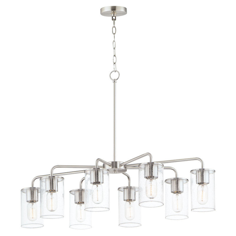 Maxim 11848CDABBK - Sleek 8 Light 34" Chandelier