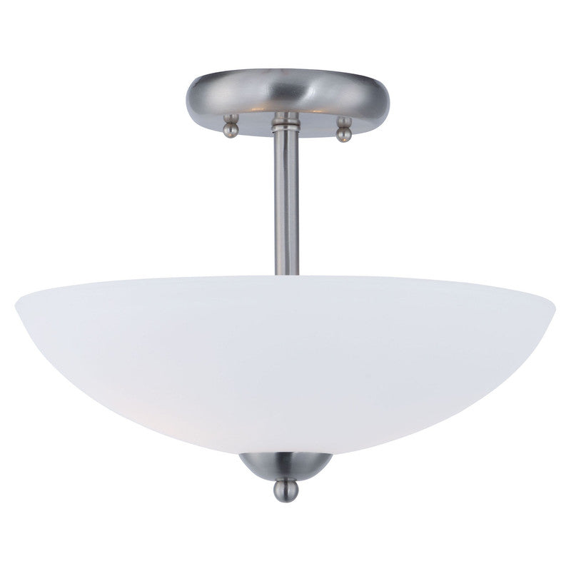 Maxim 21653SWSN - Taylor 2 Light 13" Semi Flush Ceiling Light