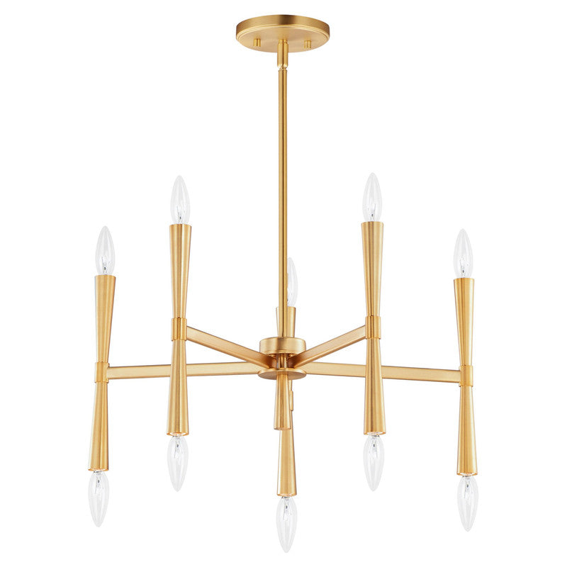 Maxim 24625BK - Rome 10 Light 24" Chandelier