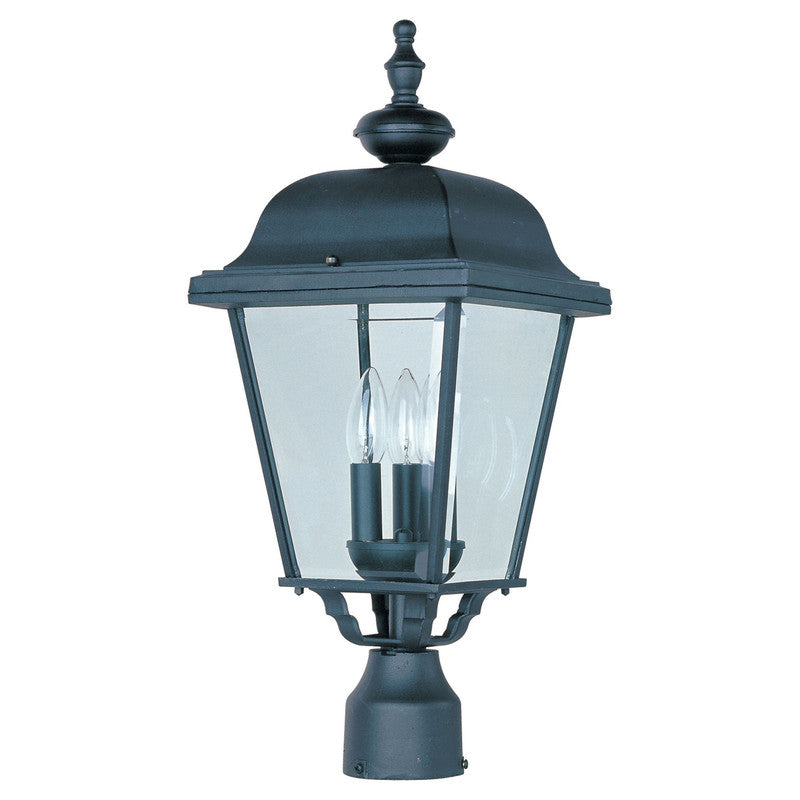 Maxim 3008BK - Builder Cast 3 Light 21" Post Light