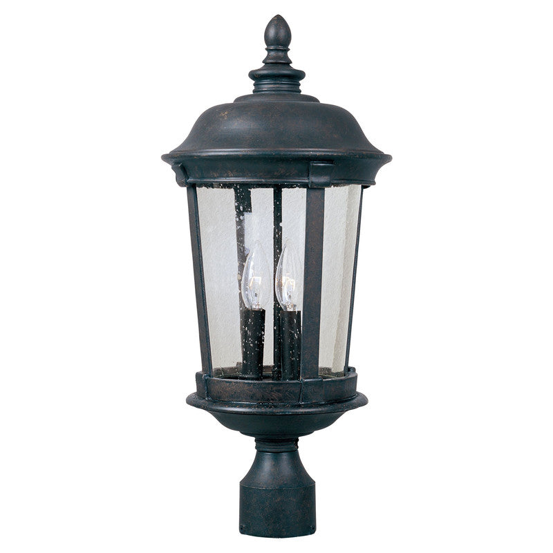 Maxim 40091CDBZ - Dover VX 3 Light 21" Post Light