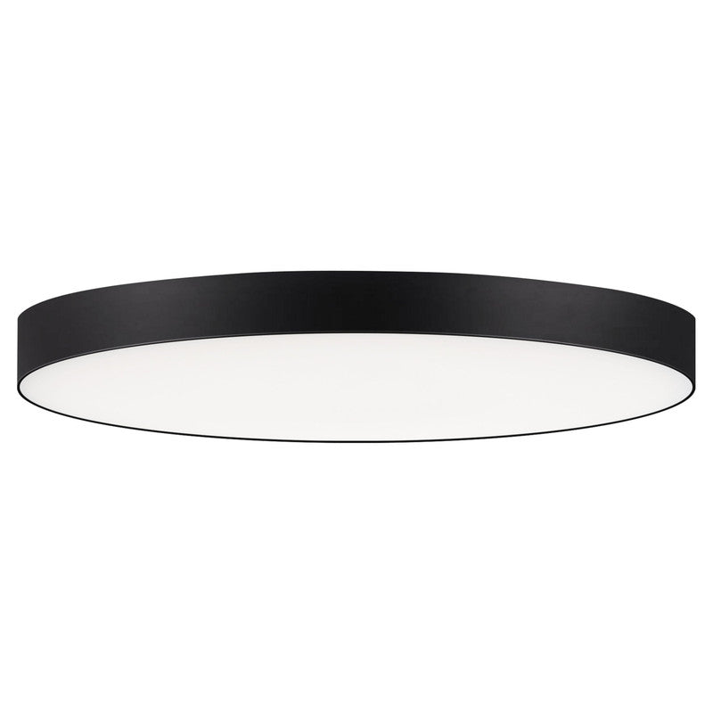 Maxim 57663WTBK - Trim 1 Light 9" Round LED Flush Mount