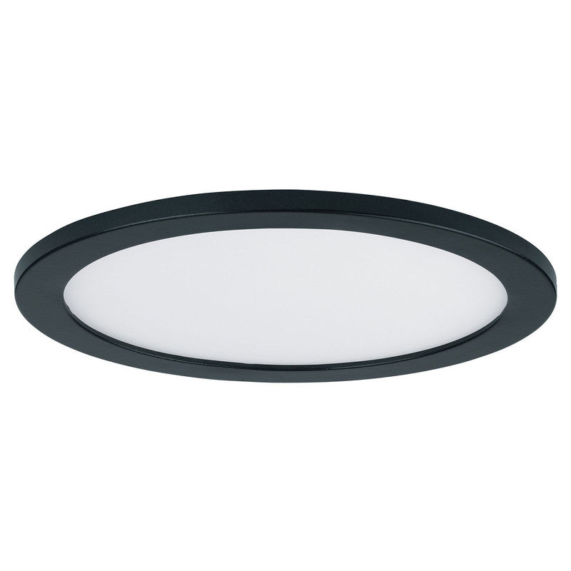 Maxim 58710WTBK - Wafer 1 Light 6" Round LED Flush Mount - 3000K