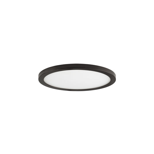 Maxim 58710WTBK - Wafer 1 Light 6" Round LED Flush Mount - 3000K