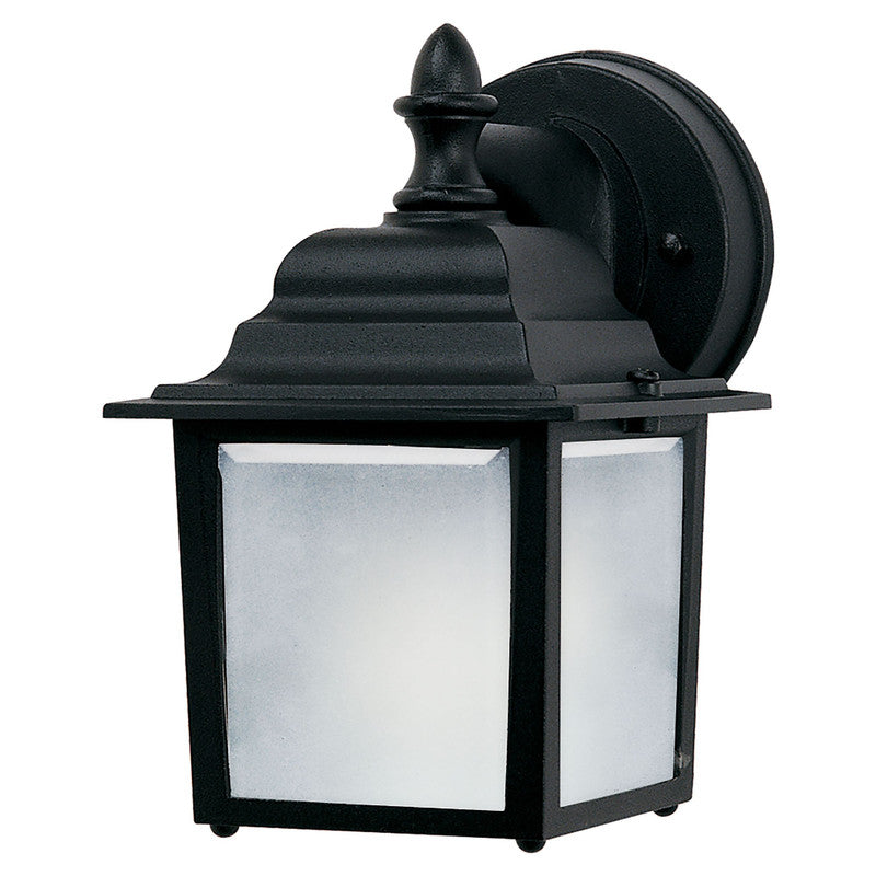 Maxim 66924BK - Builder Cast 1 Light 9" Wall Sconce w/ LED Bulb